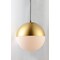 Et2 Half Moon 1-Light 11.75" Wide Metallic Gold Pendant Light E20366-92MG - alternate 2